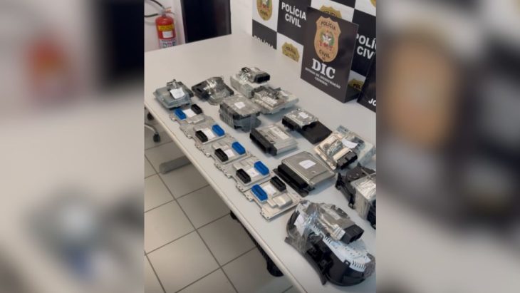 Polícia encontra  peças de 43 carros roubados e prende empresário
