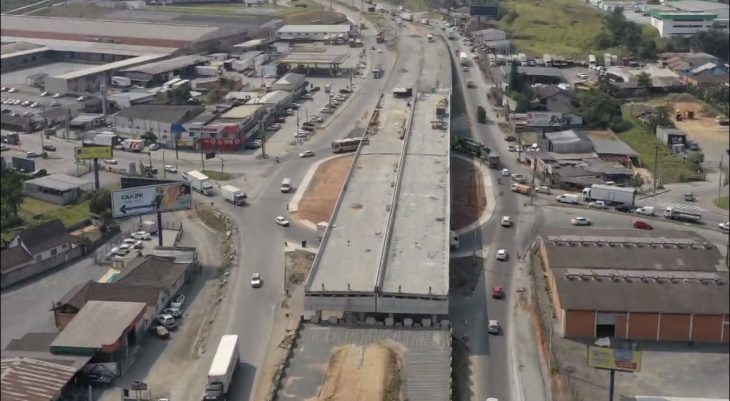 Viaduto do Badenfurt tem previsão de entrega na BR-470; confira data