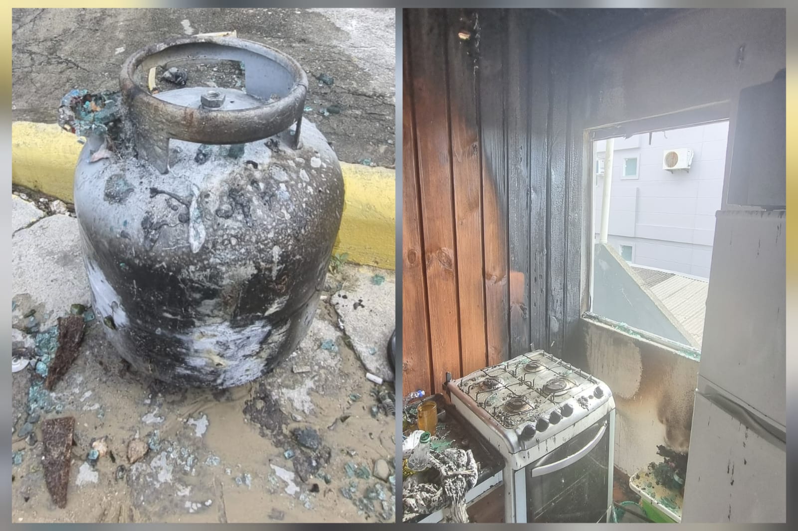 Bombeiros controlam princípio de incêndio em residência de Camboriú