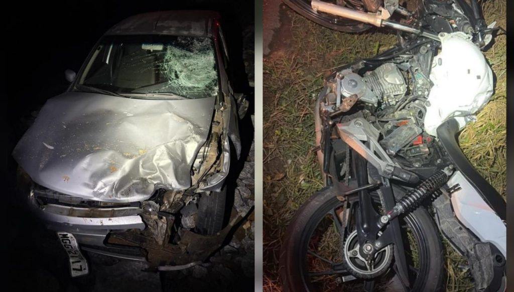 Acidente na SC-108, deixa casal de motociclistas em estado grave