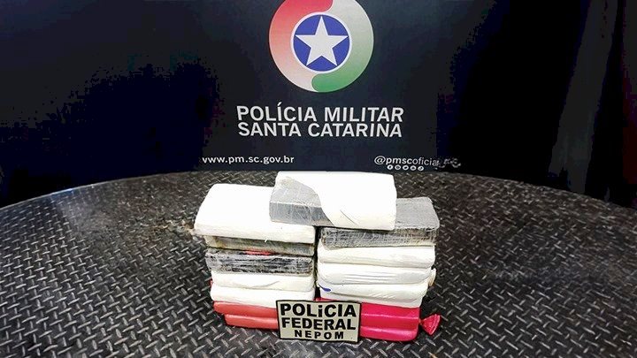 Polícia Catarinense encontra carga de cocaína que ia embarcar para a Europa
