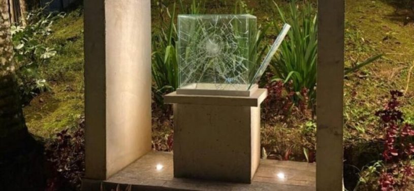 Ladrão tenta furtar imagem de Nossa Senhora em Brusque