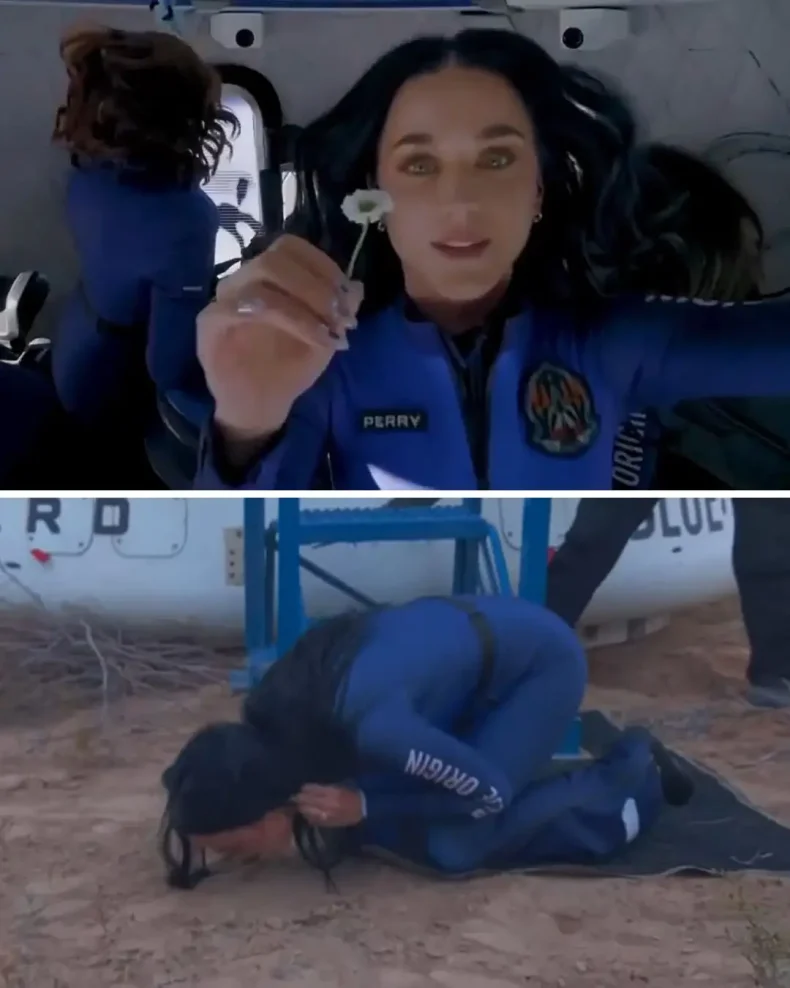 Cantora Katy Perry faz turismo espacial com uma tripulação 100% feminina