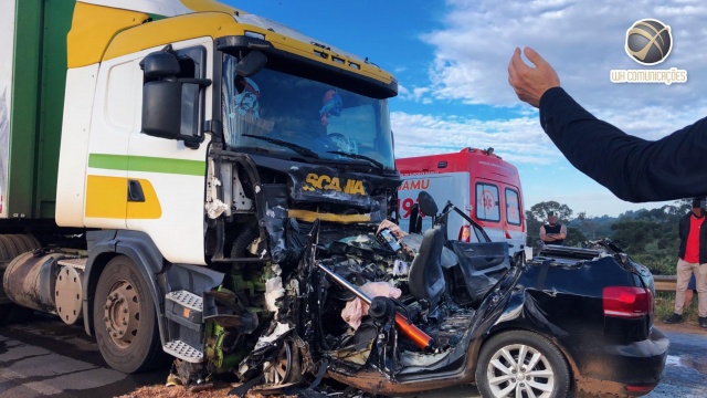 Colisão grave mata homem e interdita rodovia em SC