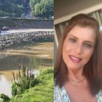 Bombeiros encontram corpo de mulher em carro que caiu no rio