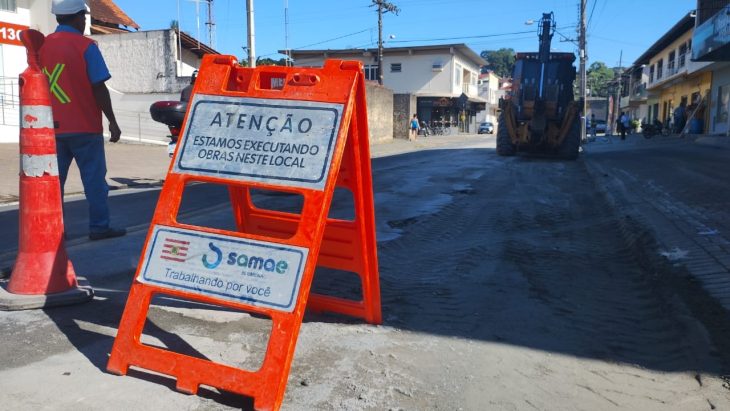 Obras do Samae vão impactar abastecimento e trânsito