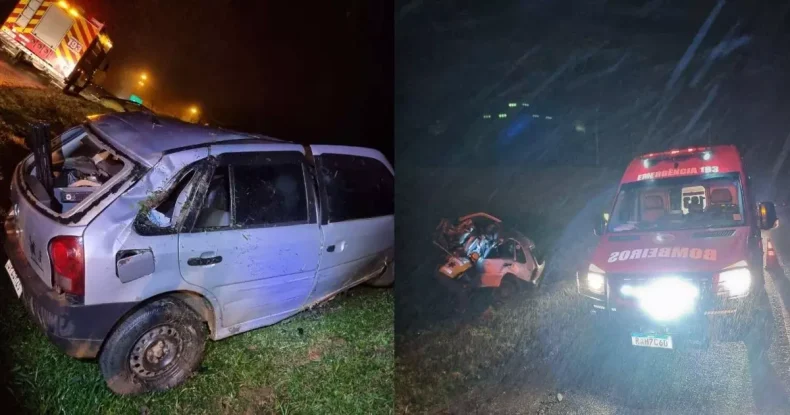 Colisão frontal na BR-116 deixa motorista morto em Santa Catarina