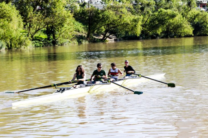 Blumenau oferece aulas gratuitas de remo para crianças e adolescentes
