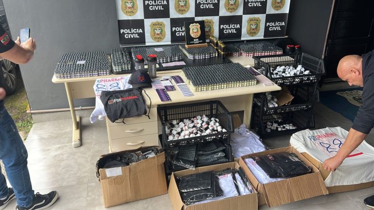 Operação desarticula rede clandestina de anabolizantes em SC