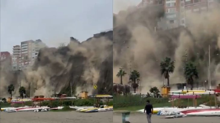 Terremoto deixa um morto e provoca deslizamento de terra