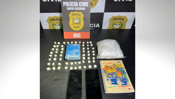 Polícia Civil prende traficante de ‘disk entrega’ no Vale do Itajaí