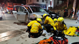 Motociclista fica ferido em acidente e motorista foge sem prestar socorro
