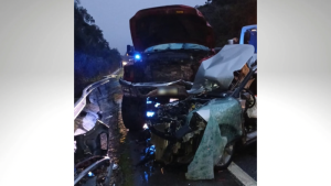 Motorista morre e  crianças ficam feridas em acidente na BR-282