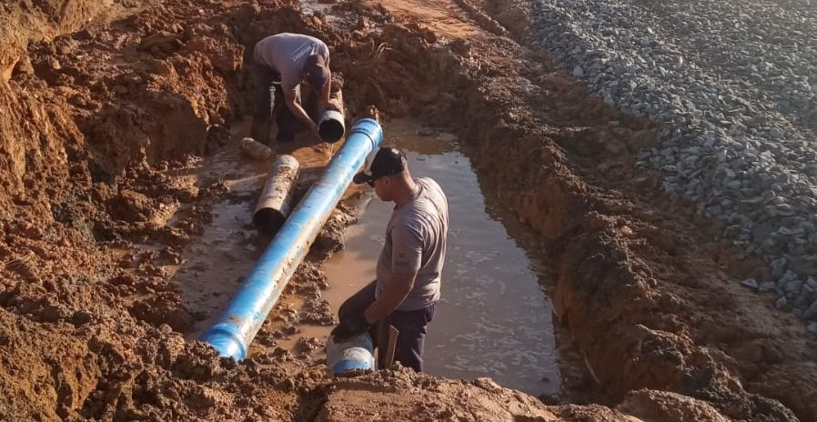 Obra da BR-470 volta a afetar abastecimento de água em Blumenau