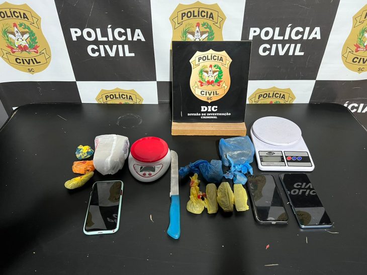 Operação contra o tráfico de drogas prende três suspeitos