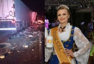 Quem é a princesa de festa germânica de SC que morreu em acidente em SP