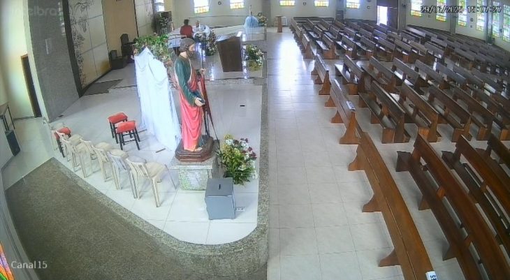 Após furto, Paróquia São Judas Tadeu ficará fechada fora de horário de missa