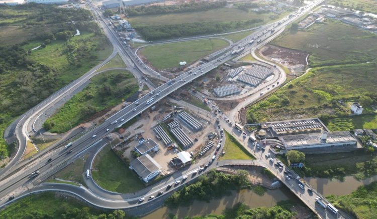 Intervenções no trânsito alteram acessos entre Itajaí e Brusque