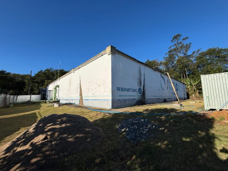 Após mais de 50 anos, Samae inicia reforma em reservatório