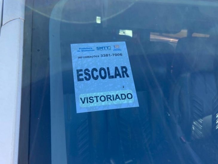 Nesta sexta encerra o prazo para vistorias no transporte escolar de Blumenau