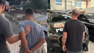 Polícia Civil prende dois foragidos da justiça no Vale do Itajaí