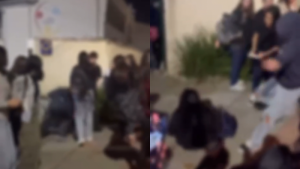 Vídeo: aluna é espancada em frente de escola após discussão na internet