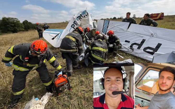 Vítimas da queda de avião de pequeno porte são identificadas