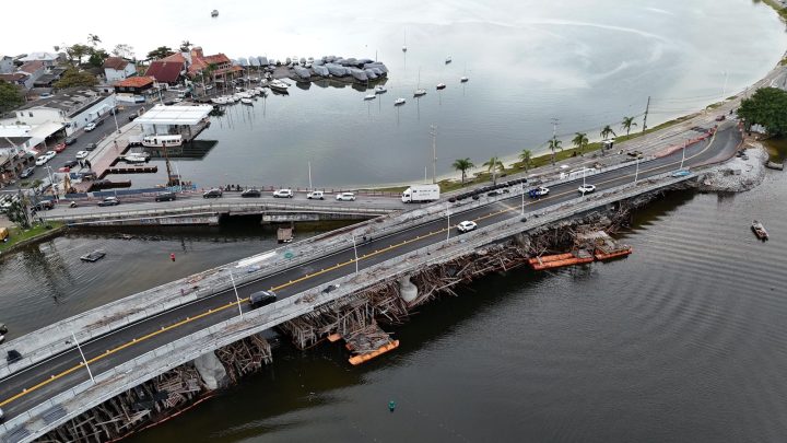 Ponte da Lagoa terá trânsito liberado nos dois sentidos; veja o que muda