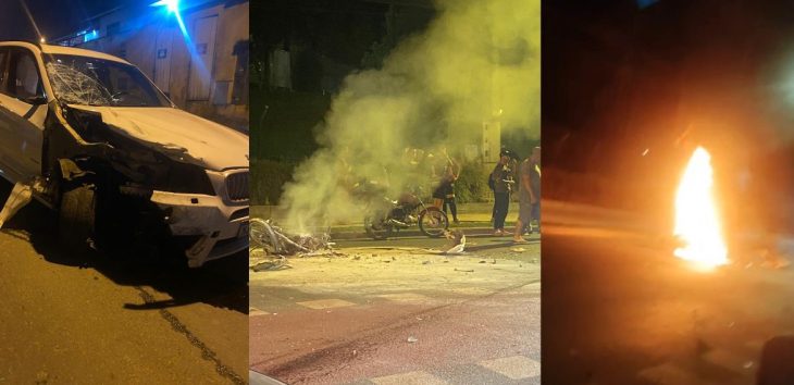 Motociclista morre após colisão violenta com BMW em alta velocidade