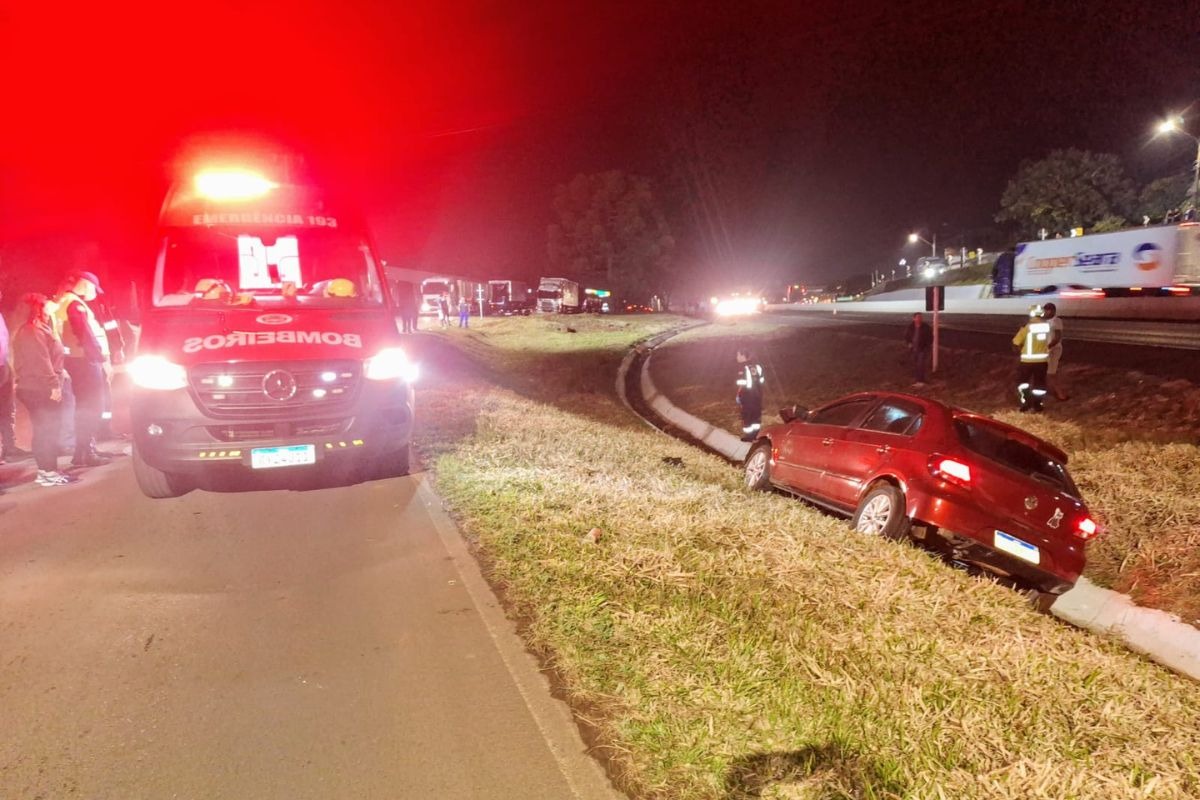 Atropelamento deixa corpo de homem partido ao meio na BR-282