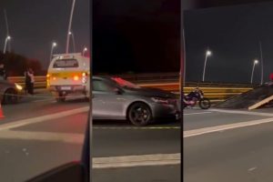 Motoclista morre ao ser arremessado da Ponte Colombo Salles