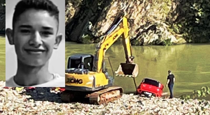 Jovem de 18 anos morre ao cair de carro em rio de em Santa Catarina