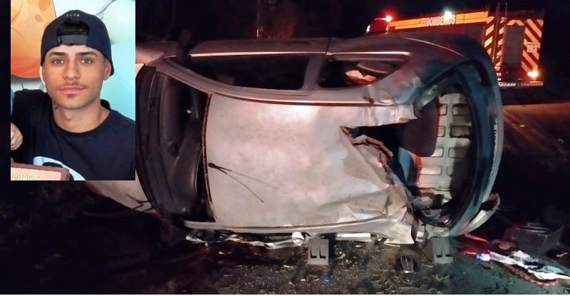 Motorista sem habilitação capota carro e provoca morte em SC