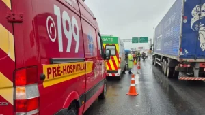 Motociclista morre ao sofrer queda na BR-101, no Litoral Norte de SC