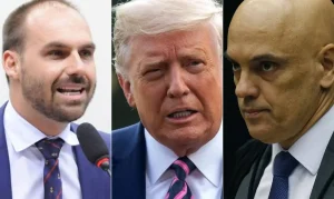 Eduardo Bolsonaro busca nova sanção a Moraes após Trump usar Magnitsky