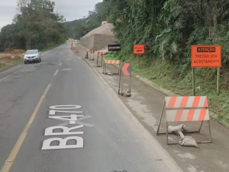 BR-470 terá alteração no trânsito em seis cidades de SC; confira quais