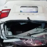 Alto Vale teve acidente com ônibus e morte em capotamento