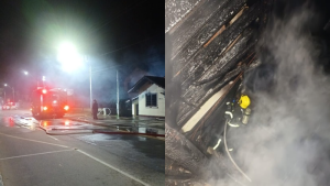 Moradores ficam feridos após incêndio em residência