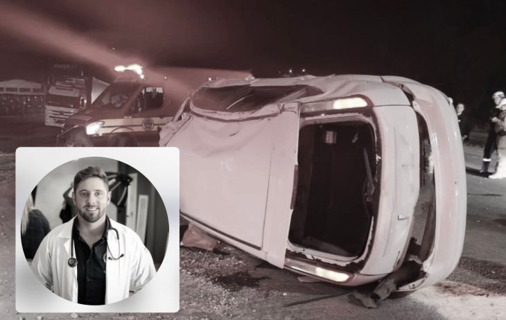 Identificado motorista morto em capotamento na BR-470