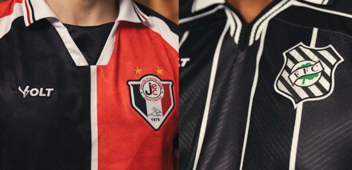 Joinville e Figueirense resgatam os anos 90 em novos uniformes