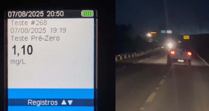 Vídeo: Denúncia de motorista fazendo zig-zag na BR-116 evita tragédia e resulta em prisão