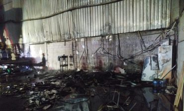 Incêndio atinge depósito de indústria em Rodeio