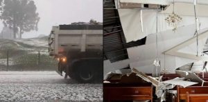 Destruição: imagens impressionantes mostram cidade atingida por tempestade de granizo