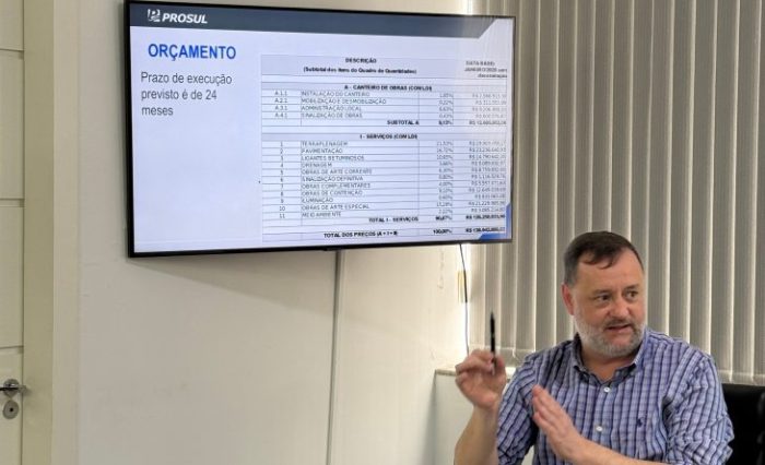 Projeto que poderá ligar a SC-350 à BR-470 é orçado em R$ 140 milhões
