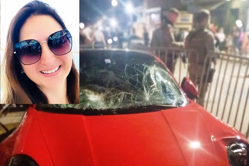 Mulher atropelada por Porshe em prova de automobilismo é sepultada em SC
