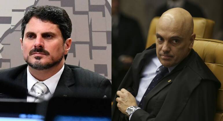Polícia Federal leva Marcos do Val para colocar tornozeleira eletrônica