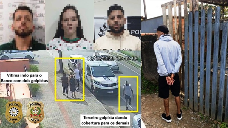 Combate a golpes contra idosos leva mais quatro criminosos para a prisão