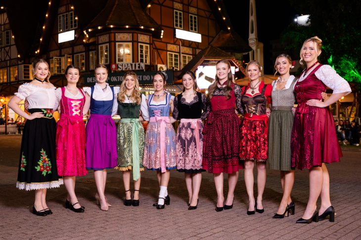 Oktoberfest Blumenau: conheça as finalistas do concurso da realeza