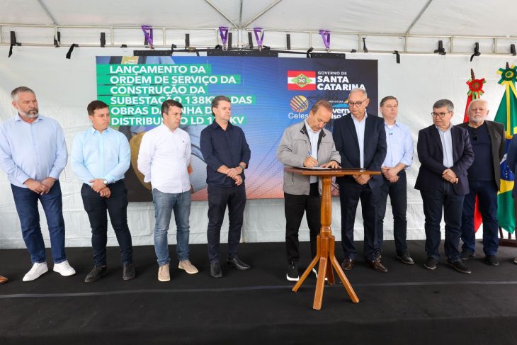 Nova subestação de energia elétrica é autorizada por Jorginho Mello