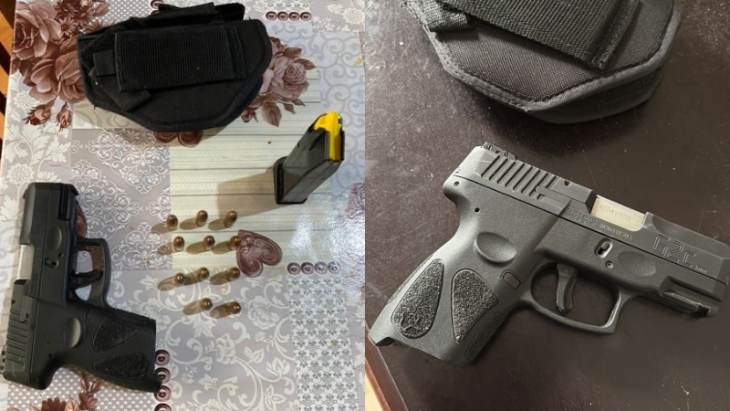 Polícia apreende arma utilizada por homem em ameaça contra a ex